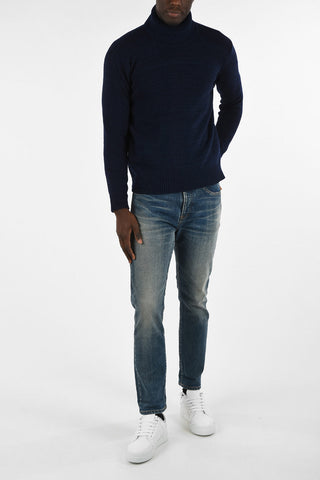 Crochet Turtle-Neck JULIAN Sweater