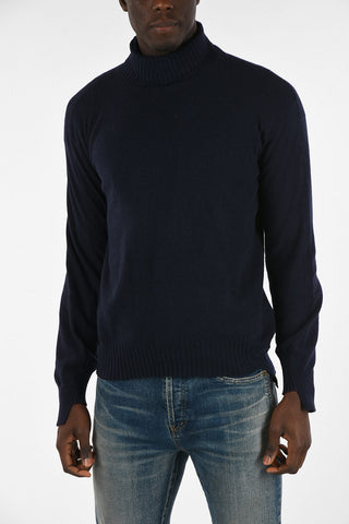 Turtle-Neck Asimmetrical Sweater