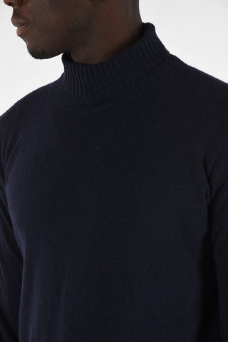 Turtle-Neck Asimmetrical Sweater