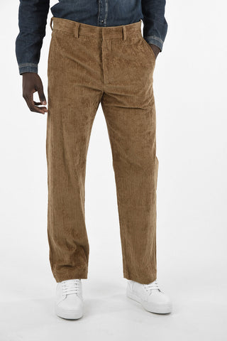 Corduroy Regular Fit Tapered Pants 22 cm
