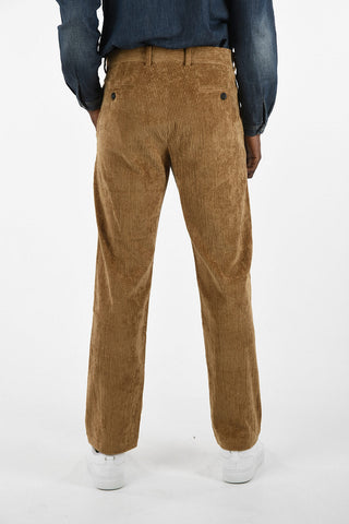 Corduroy Regular Fit Tapered Pants 22 cm
