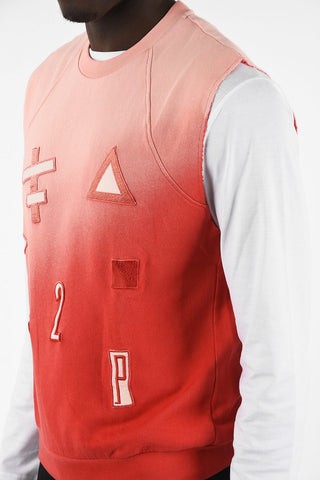 RED TAG Faded Sleeveless Sweatshirt