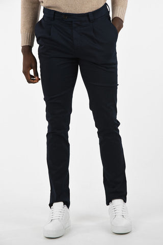regular Fit Pants with Single Pleat 