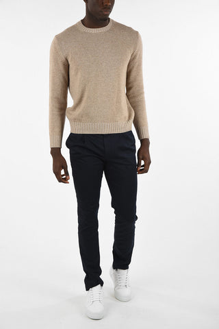 regular Fit Pants with Single Pleat 