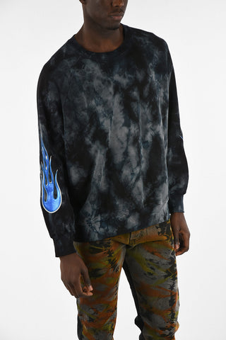 Tie Dye Crew-neck Sweatshirt