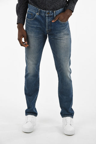 Jeans Slim Fit in Denim Stonewashed 19 cm