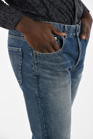 Jeans Slim Fit in Denim Stonewashed 19 cm