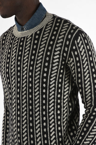 Embroidered Crew-Neck sweater