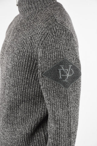 RED TAG Wool Half Zip Mock-Neck Sweater