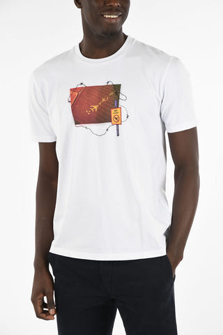 ALIENS AND COWS Pinted NO DRONES T-Shirt
