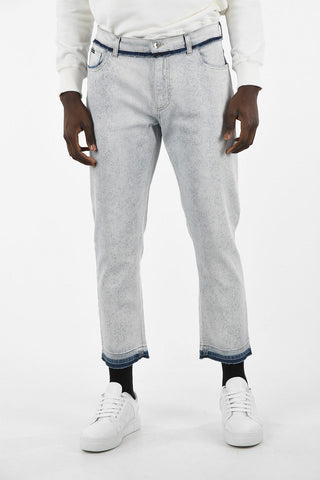 Acid Wash Relaxed Fit Jeans 19cm