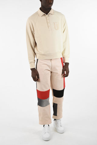 RED TAG Felpa Mock Con Zip in Cotone