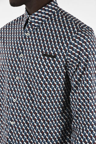 Printed Classic Collar Shirt