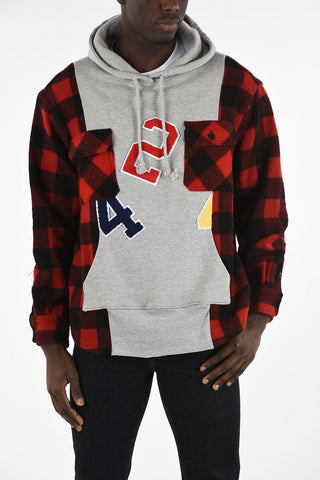 Checked Hoodie