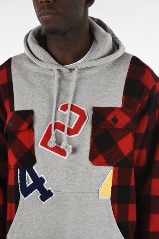 Checked Hoodie