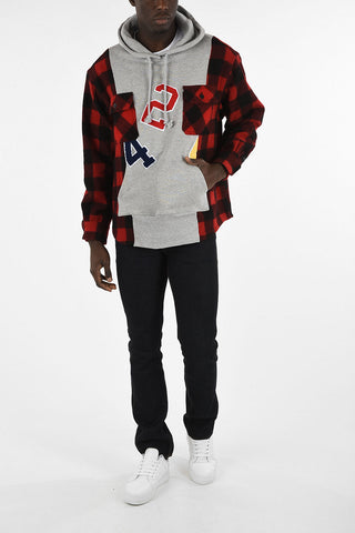 Checked Hoodie