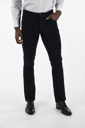 Pantaloni 5 tasche in velluto a Coste