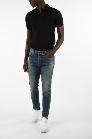 Stonewashed Regular Fit Jeans 17cm