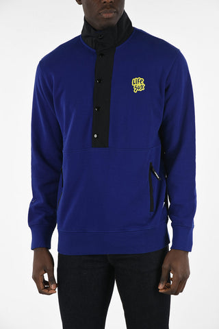 Sweatshirt With Snap Buttons