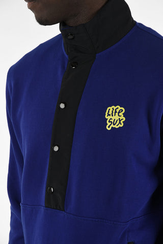 Sweatshirt With Snap Buttons
