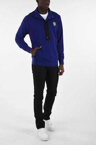 Sweatshirt With Snap Buttons
