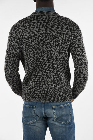 Patterned Crewneck Sweater
