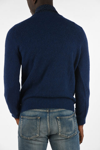Camel Hair Crew-neck Sweater