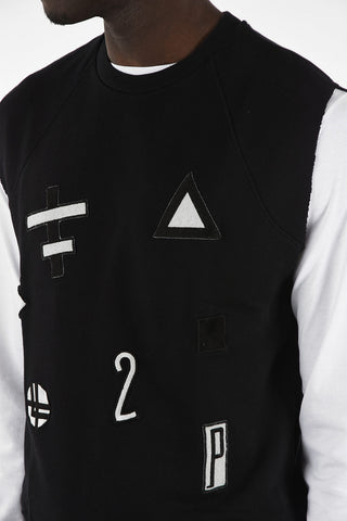 RED TAG Faded Sleeveless Sweatshirt