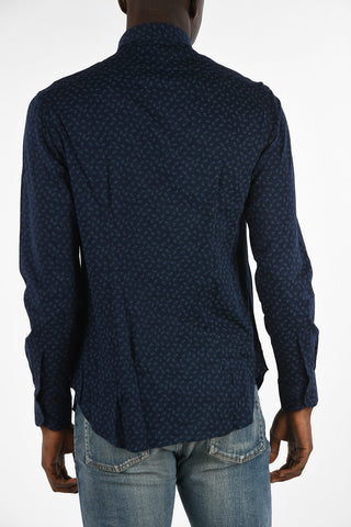Floral-Printed Slim Fit Shirt