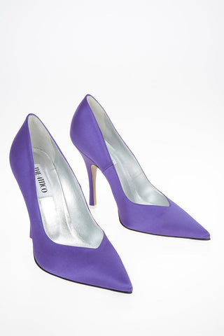 Leather Pumps With Velvet Lining 11.5 cm