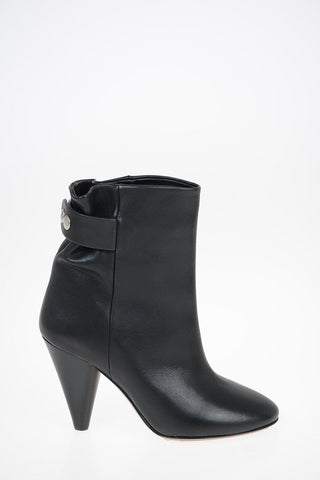 Stivaletti in Pelle 10 cm