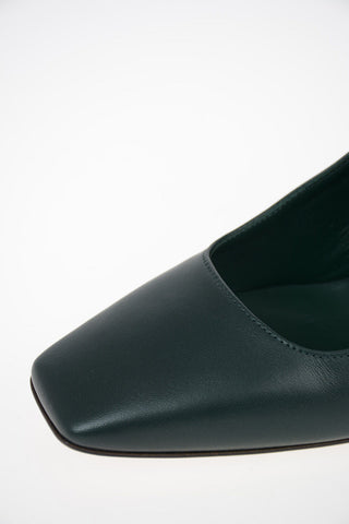 8.5cm leather MALVA 85 Square Toe Ankle-strap pumps