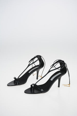 Faux Leather Lace Up Sandals  8.5 cm