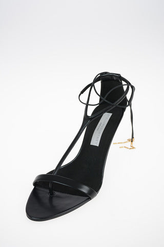 Faux Leather Lace Up Sandals  8.5 cm