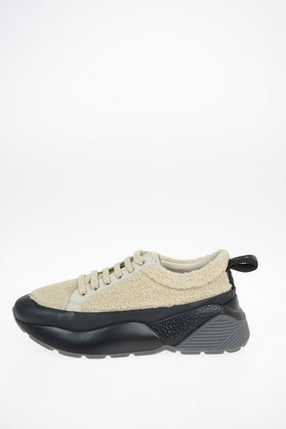 Boucle Fabric Teddy Sneakers