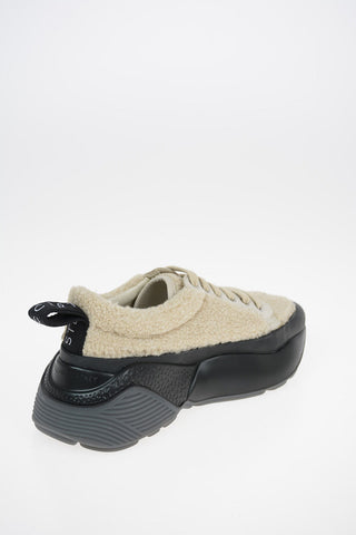 Boucle Fabric Teddy Sneakers