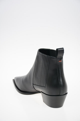 Leather Pull On BEA Booties 5 cm