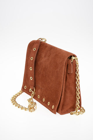 Suede Shoulder Mini Bag 