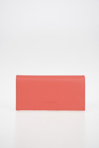 Leather Wallet With Outed Pocket
