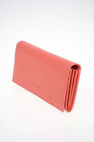 Leather Wallet With Outed Pocket
