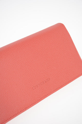 Leather Wallet With Outed Pocket