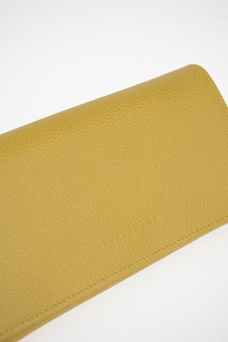 Leather Wallet With Outed Pocket