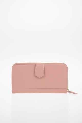 Leather Wallet with Double Compartment