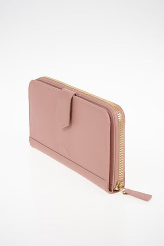 Leather Wallet with Double Compartment
