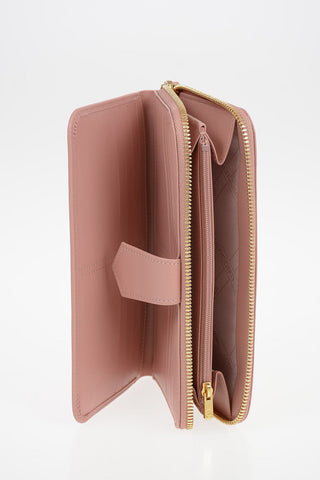 Leather Wallet with Double Compartment