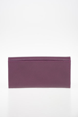 Leather Wallet With Outed Pocket