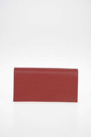 Leather Wallet With Outed Pocket