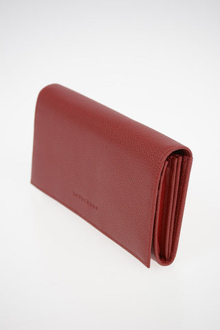Leather Wallet With Outed Pocket