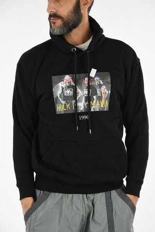 Hooded Back Pttern Sweatshirt