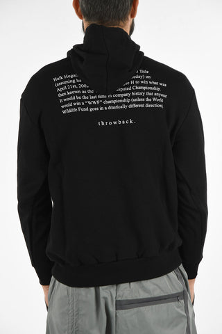 Hooded Back Pttern Sweatshirt
